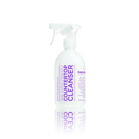SAPADILLA Sweet Lavender & Lime Scent Organic Countertop Cleanser Spray 16 oz 1812506